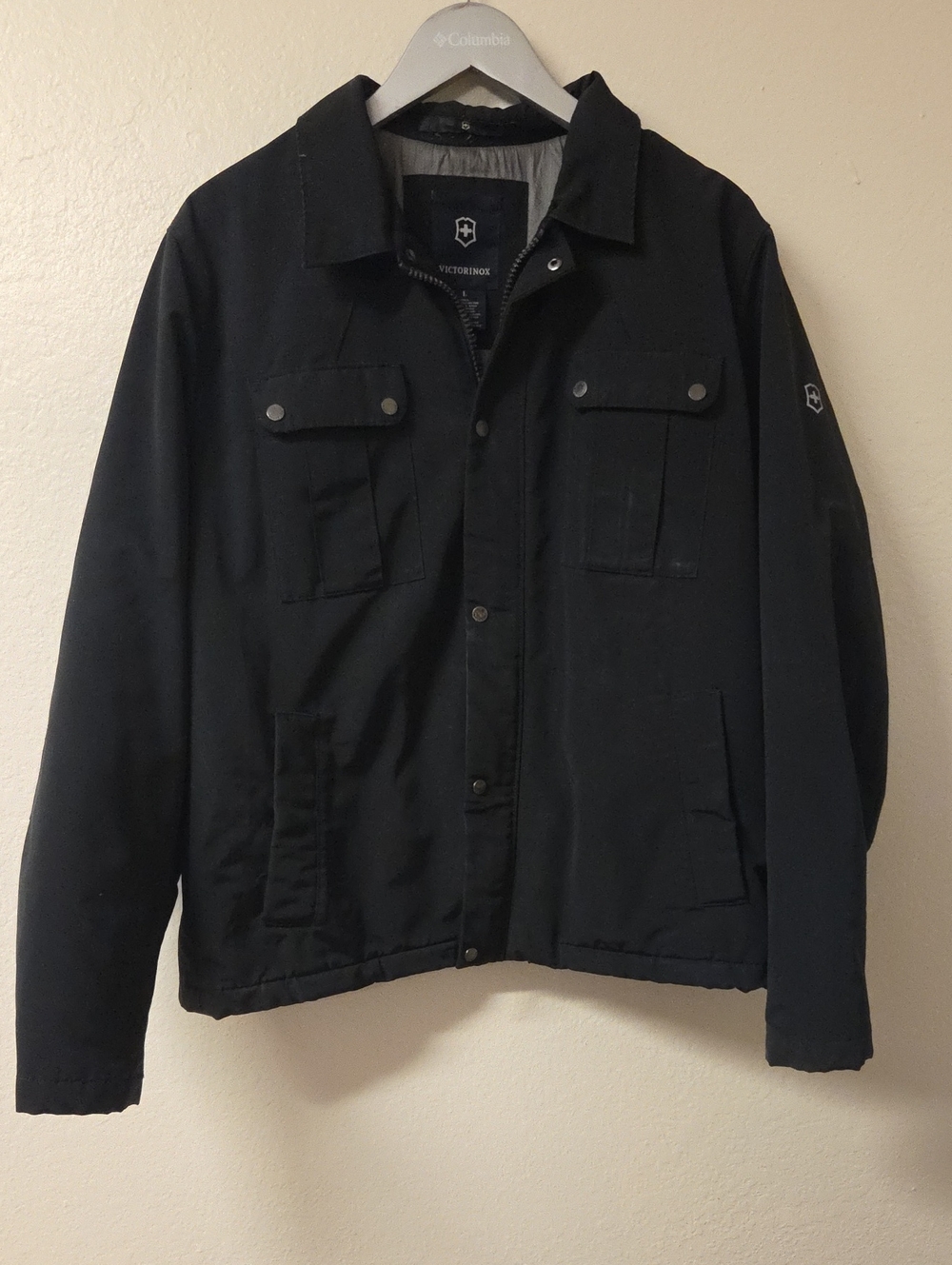 Victorinox Black Men's Utility Field Jacket